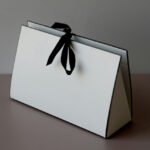 Envelope-Style Paper Bag with Ribbon Tie