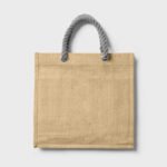Jute Bag with Rope Handles